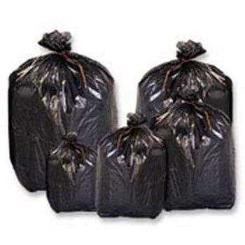 100 sacs poubelle 150L noir