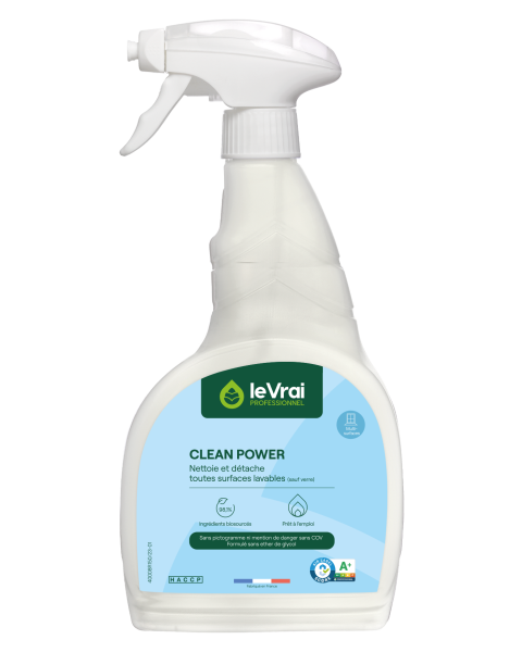 Le vrai professionnel clean power détachant multi usages - 750ml ou 5 Litres Nouveautés